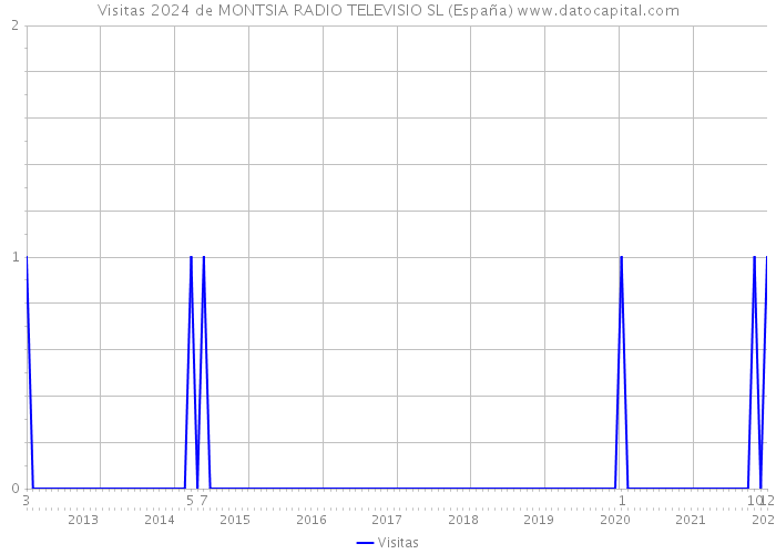 Visitas 2024 de MONTSIA RADIO TELEVISIO SL (España) 
