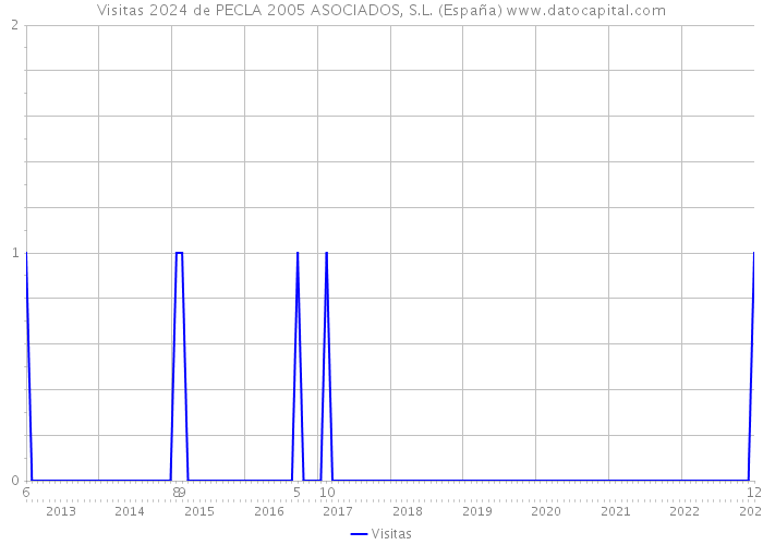 Visitas 2024 de PECLA 2005 ASOCIADOS, S.L. (España) 
