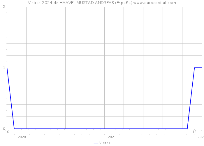 Visitas 2024 de HAAVEL MUSTAD ANDREAS (España) 