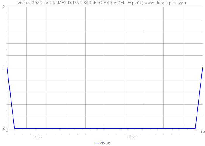 Visitas 2024 de CARMEN DURAN BARRERO MARIA DEL (España) 