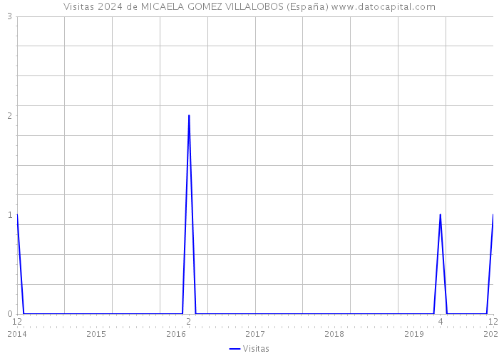 Visitas 2024 de MICAELA GOMEZ VILLALOBOS (España) 