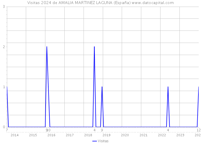 Visitas 2024 de AMALIA MARTINEZ LAGUNA (España) 