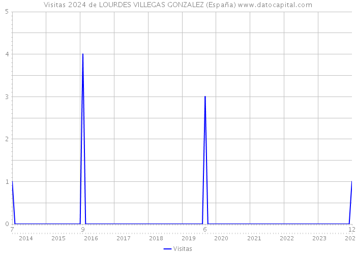 Visitas 2024 de LOURDES VILLEGAS GONZALEZ (España) 