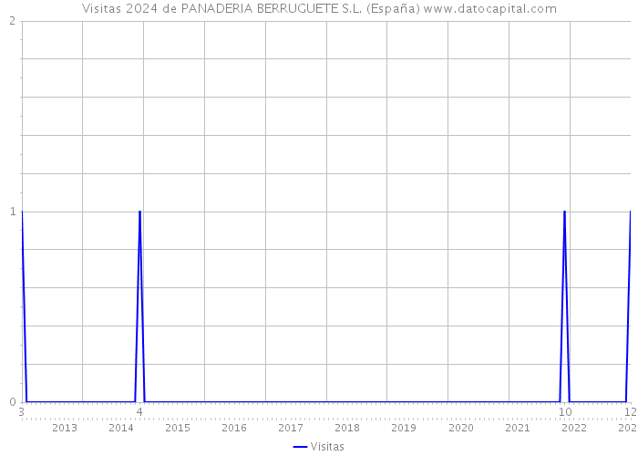 Visitas 2024 de PANADERIA BERRUGUETE S.L. (España) 