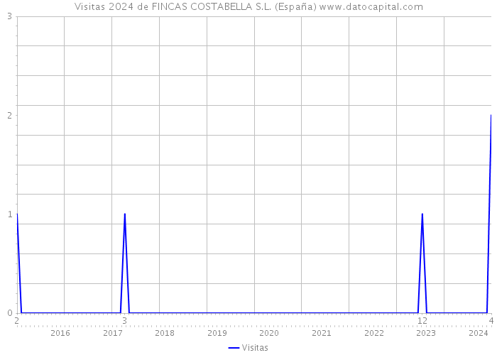 Visitas 2024 de FINCAS COSTABELLA S.L. (España) 