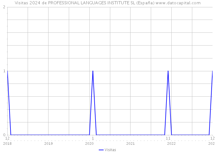 Visitas 2024 de PROFESSIONAL LANGUAGES INSTITUTE SL (España) 
