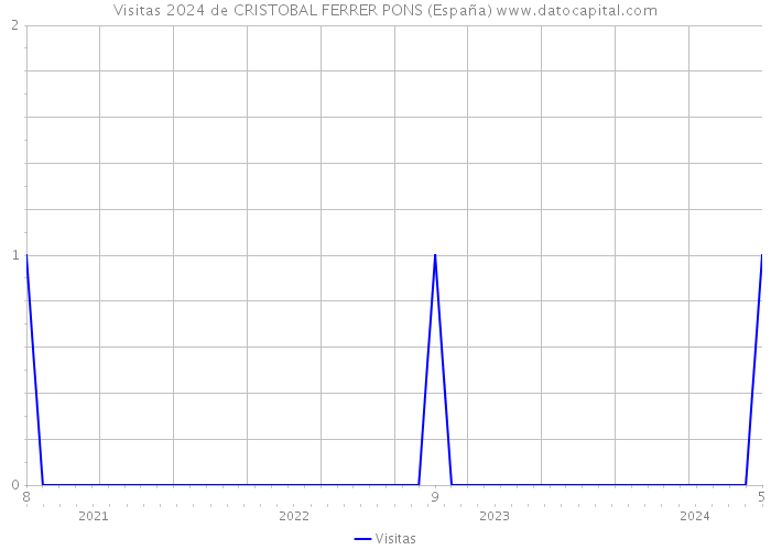 Visitas 2024 de CRISTOBAL FERRER PONS (España) 
