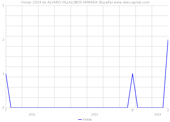 Visitas 2024 de ALVARO VILLALOBOS ARMADA (España) 