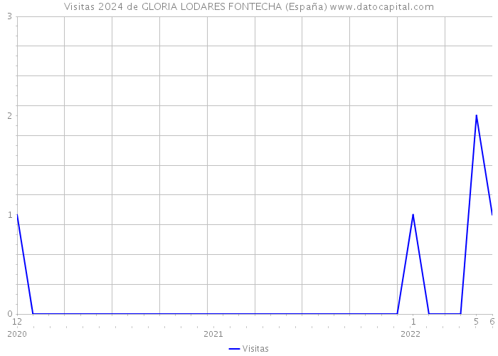 Visitas 2024 de GLORIA LODARES FONTECHA (España) 