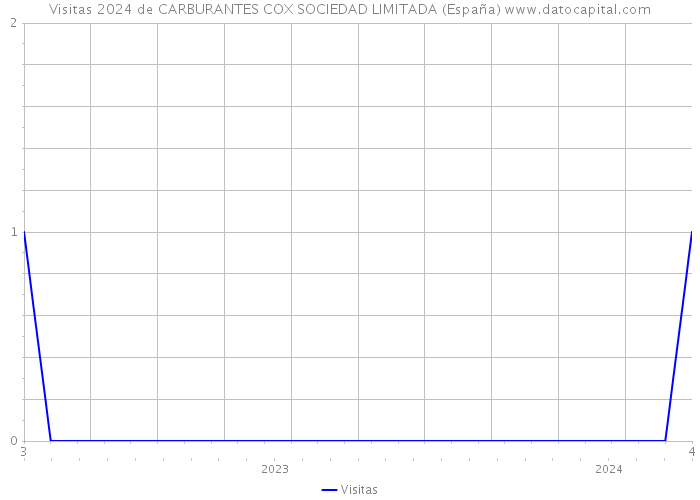 Visitas 2024 de CARBURANTES COX SOCIEDAD LIMITADA (España) 