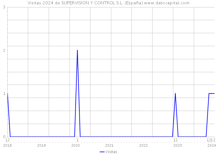 Visitas 2024 de SUPERVISION Y CONTROL S.L. (España) 