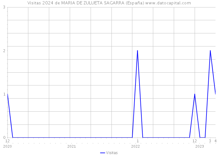 Visitas 2024 de MARIA DE ZULUETA SAGARRA (España) 