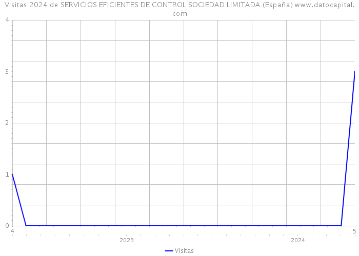 Visitas 2024 de SERVICIOS EFICIENTES DE CONTROL SOCIEDAD LIMITADA (España) 