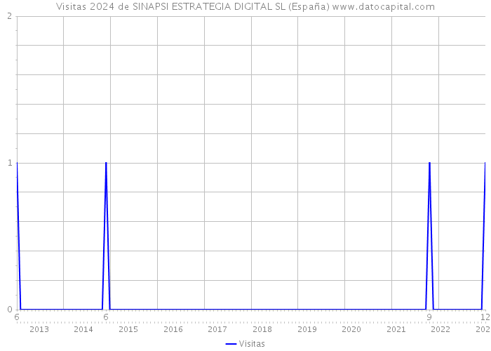 Visitas 2024 de SINAPSI ESTRATEGIA DIGITAL SL (España) 