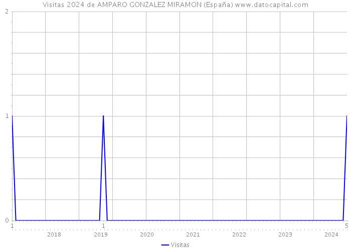 Visitas 2024 de AMPARO GONZALEZ MIRAMON (España) 