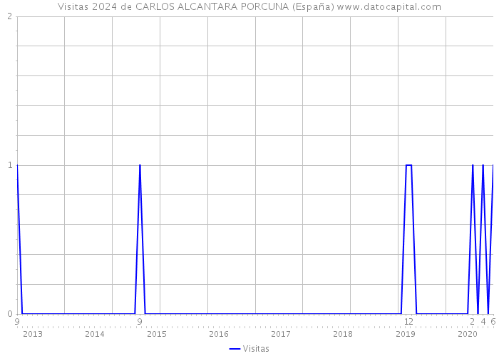 Visitas 2024 de CARLOS ALCANTARA PORCUNA (España) 