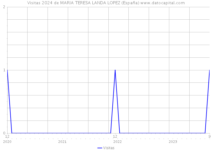 Visitas 2024 de MARIA TERESA LANDA LOPEZ (España) 