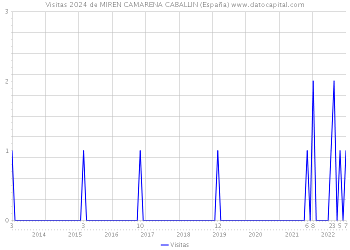 Visitas 2024 de MIREN CAMARENA CABALLIN (España) 