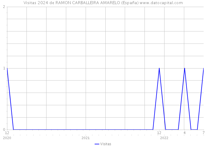 Visitas 2024 de RAMON CARBALLEIRA AMARELO (España) 