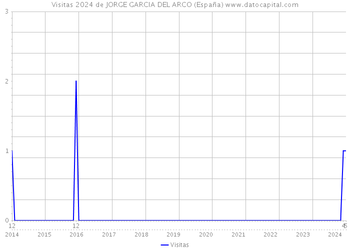Visitas 2024 de JORGE GARCIA DEL ARCO (España) 
