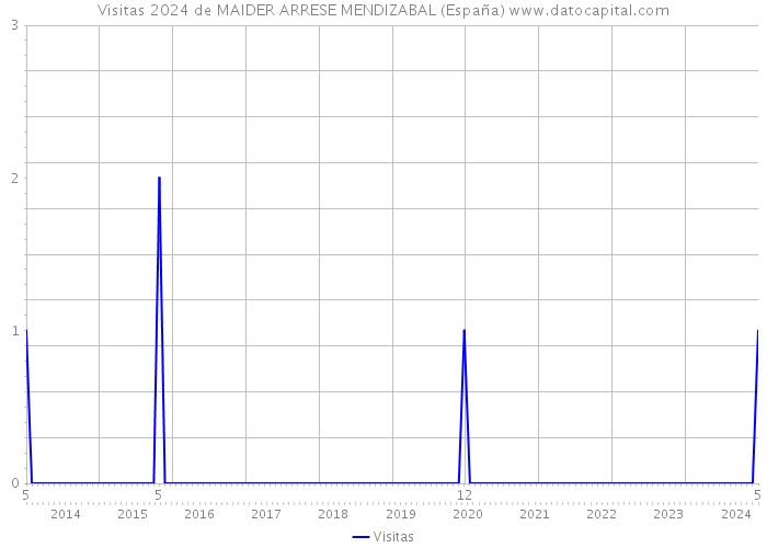 Visitas 2024 de MAIDER ARRESE MENDIZABAL (España) 