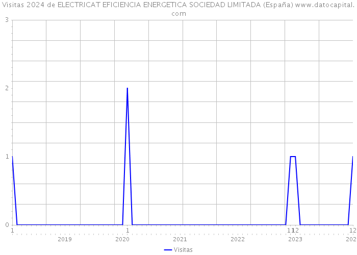 Visitas 2024 de ELECTRICAT EFICIENCIA ENERGETICA SOCIEDAD LIMITADA (España) 