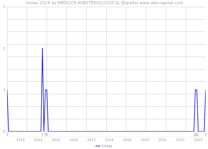 Visitas 2024 de MEDICOS ANESTESIOLOGOS SL (España) 