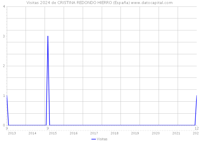 Visitas 2024 de CRISTINA REDONDO HIERRO (España) 