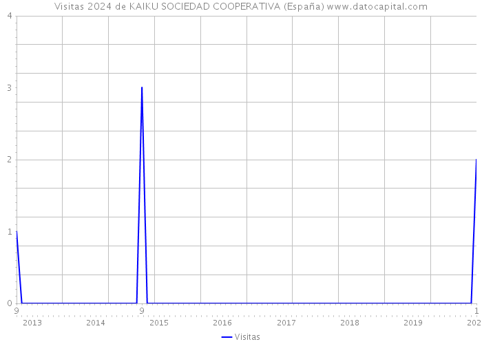Visitas 2024 de KAIKU SOCIEDAD COOPERATIVA (España) 