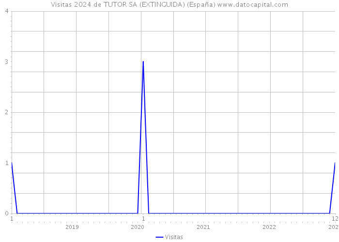 Visitas 2024 de TUTOR SA (EXTINGUIDA) (España) 