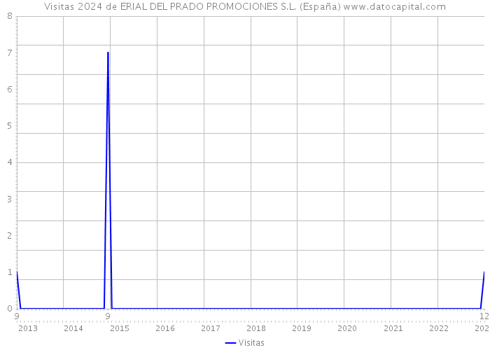 Visitas 2024 de ERIAL DEL PRADO PROMOCIONES S.L. (España) 