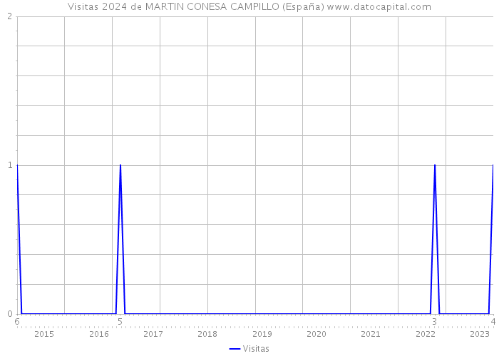 Visitas 2024 de MARTIN CONESA CAMPILLO (España) 