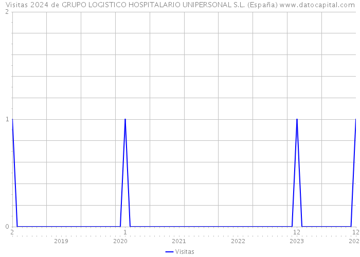 Visitas 2024 de GRUPO LOGISTICO HOSPITALARIO UNIPERSONAL S.L. (España) 
