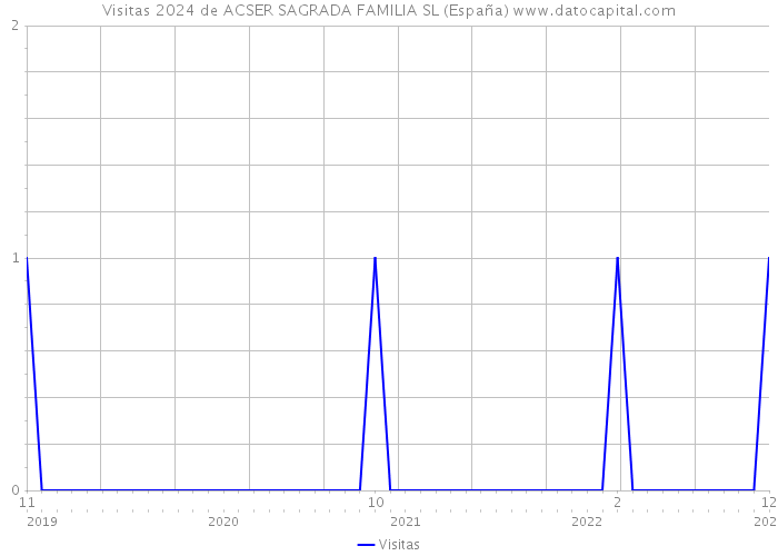 Visitas 2024 de ACSER SAGRADA FAMILIA SL (España) 
