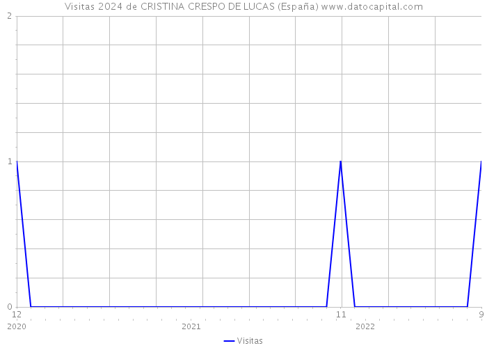 Visitas 2024 de CRISTINA CRESPO DE LUCAS (España) 
