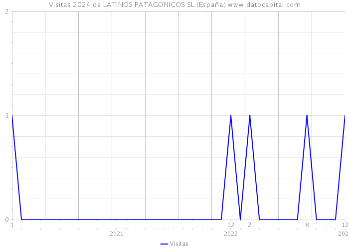 Visitas 2024 de LATINOS PATAGONICOS SL (España) 