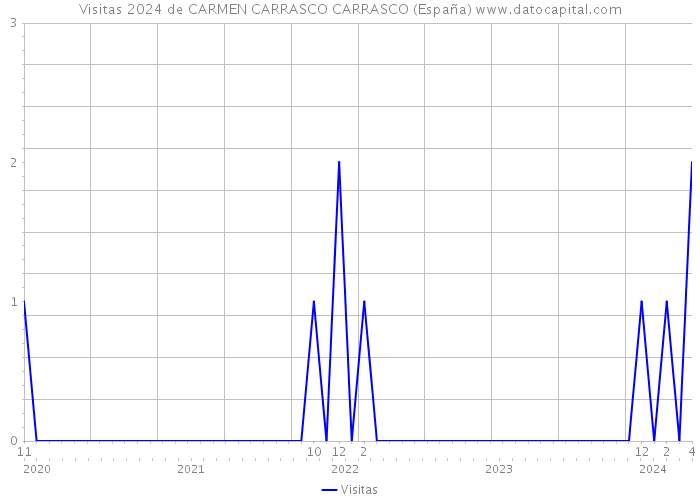 Visitas 2024 de CARMEN CARRASCO CARRASCO (España) 