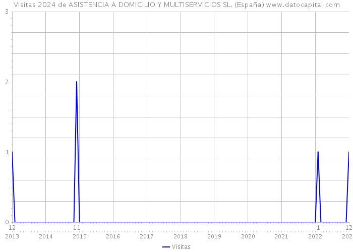 Visitas 2024 de ASISTENCIA A DOMICILIO Y MULTISERVICIOS SL. (España) 