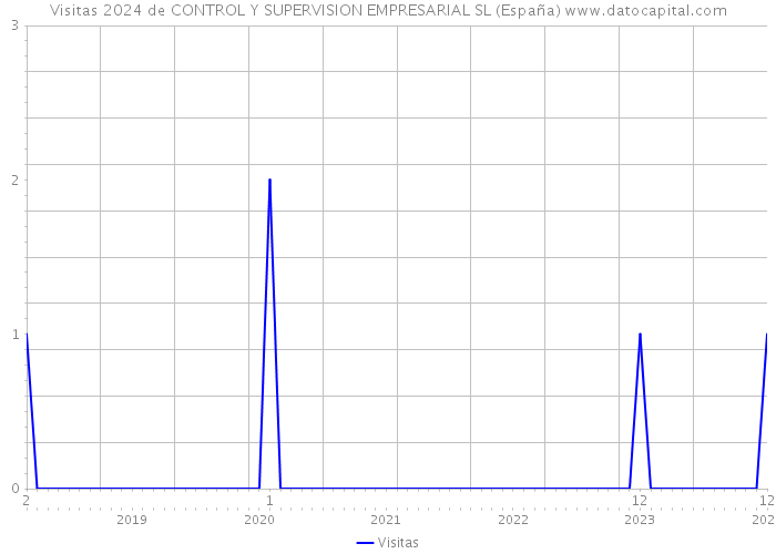 Visitas 2024 de CONTROL Y SUPERVISION EMPRESARIAL SL (España) 