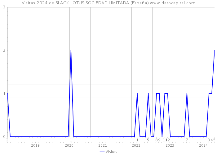 Visitas 2024 de BLACK LOTUS SOCIEDAD LIMITADA (España) 