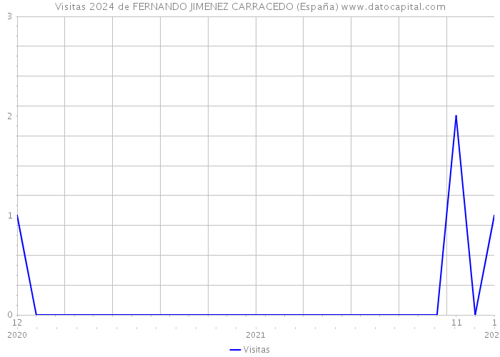Visitas 2024 de FERNANDO JIMENEZ CARRACEDO (España) 