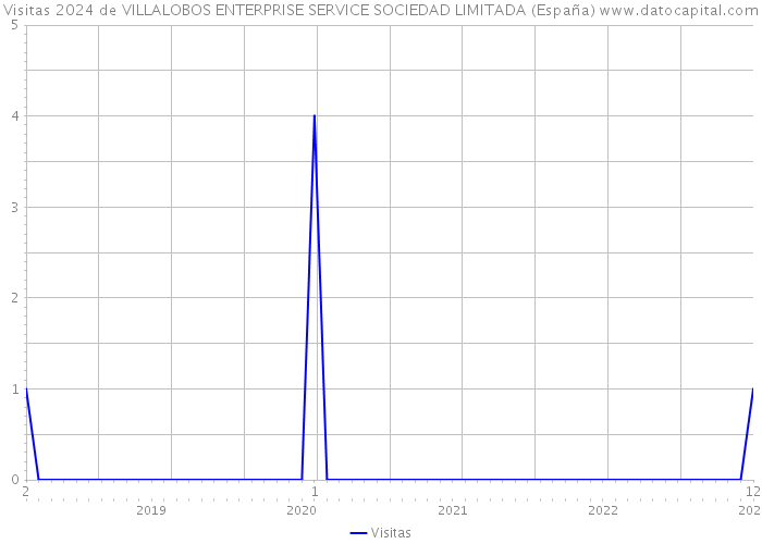 Visitas 2024 de VILLALOBOS ENTERPRISE SERVICE SOCIEDAD LIMITADA (España) 