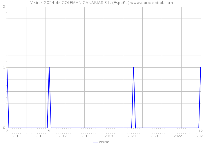 Visitas 2024 de GOLEMAN CANARIAS S.L. (España) 