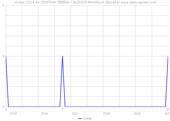 Visitas 2024 de CRISTINA TERESA CALDUCH MANSILLA (España) 