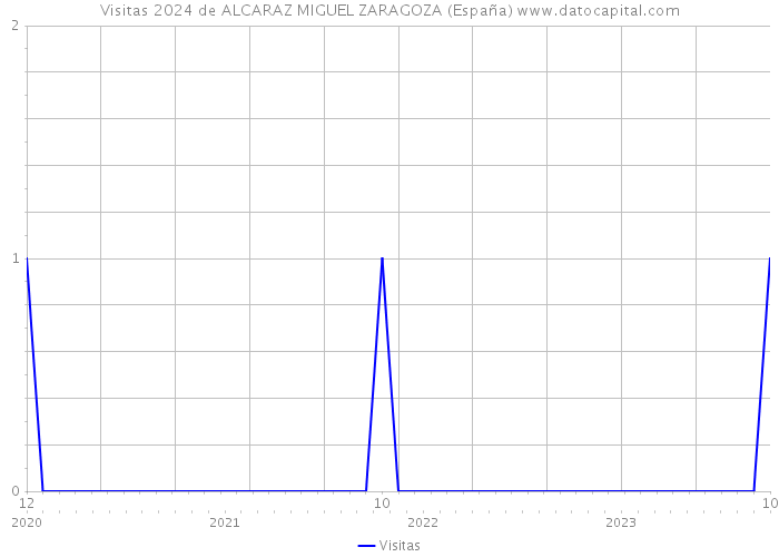 Visitas 2024 de ALCARAZ MIGUEL ZARAGOZA (España) 