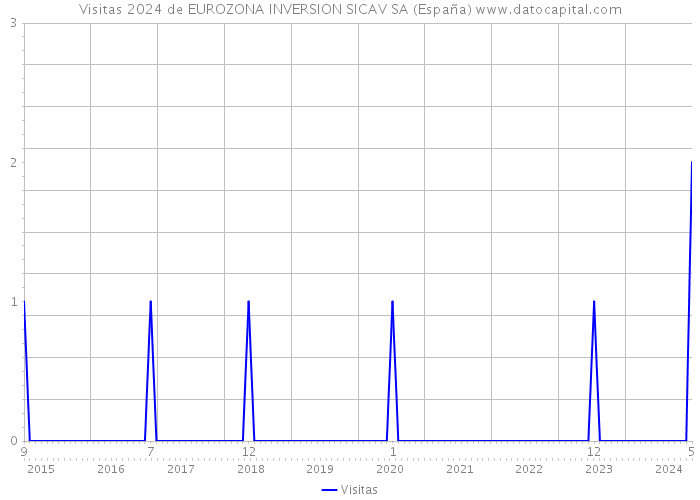 Visitas 2024 de EUROZONA INVERSION SICAV SA (España) 