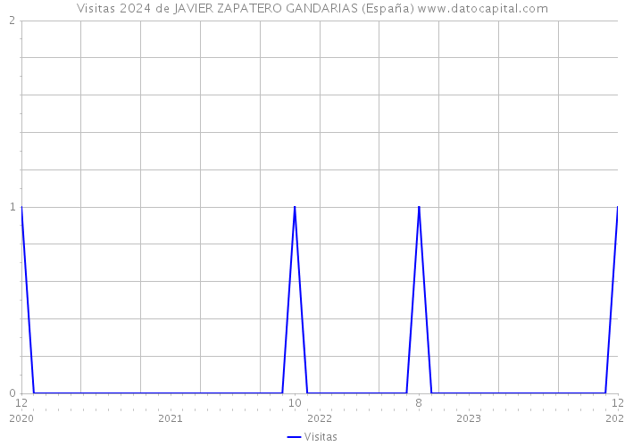 Visitas 2024 de JAVIER ZAPATERO GANDARIAS (España) 