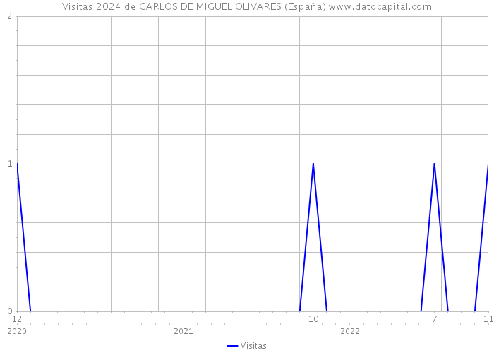 Visitas 2024 de CARLOS DE MIGUEL OLIVARES (España) 