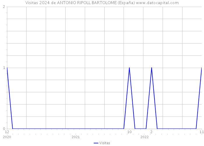 Visitas 2024 de ANTONIO RIPOLL BARTOLOME (España) 