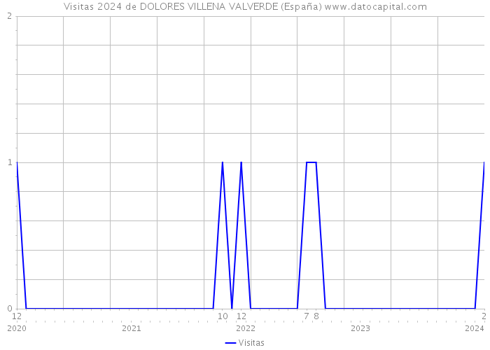 Visitas 2024 de DOLORES VILLENA VALVERDE (España) 